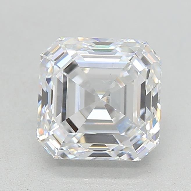 1.00ct D SI1 Rare Carat Ideal Cut Asscher Lab Grown Diamond
