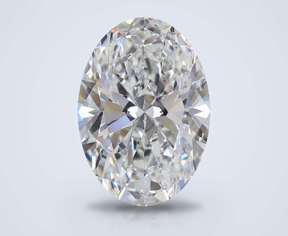 5.79 Carat Oval Lab Diamond