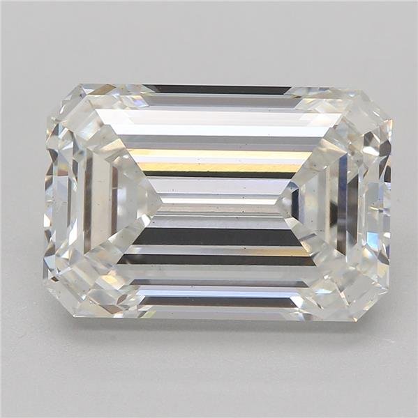 3.70ct G VS2 Rare Carat Ideal Cut Emerald Lab Grown Diamond