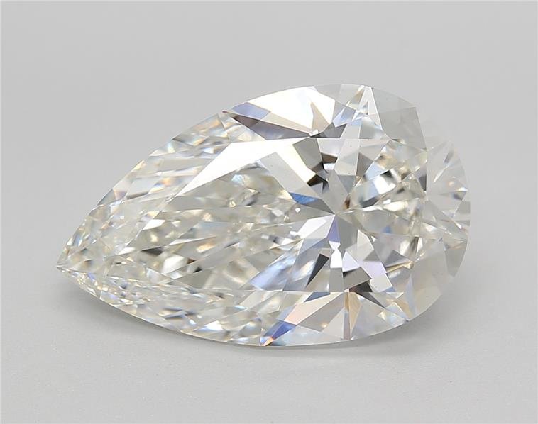 5.35ct G VS1 Rare Carat Ideal Cut Pear Lab Grown Diamond