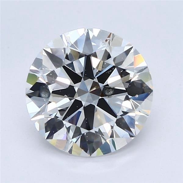 2.50ct F SI1 Rare Carat Ideal Cut Round Diamond