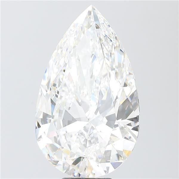 9.07ct F VVS2 Rare Carat Ideal Cut Pear Lab Grown Diamond