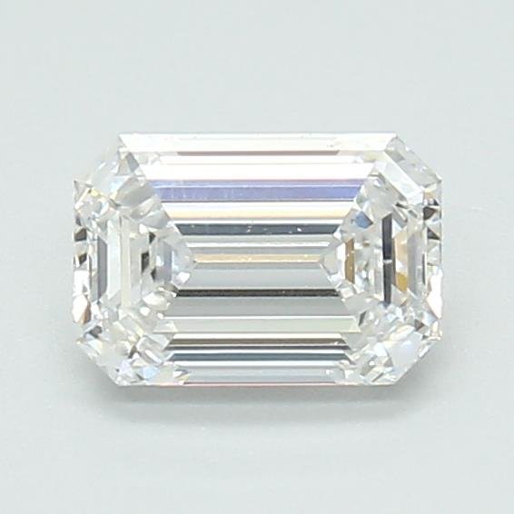 0.73ct E VVS2 Rare Carat Ideal Cut Emerald Lab Grown Diamond