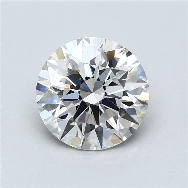 3.29ct E SI1 Rare Carat Ideal Cut Round Lab Grown Diamond