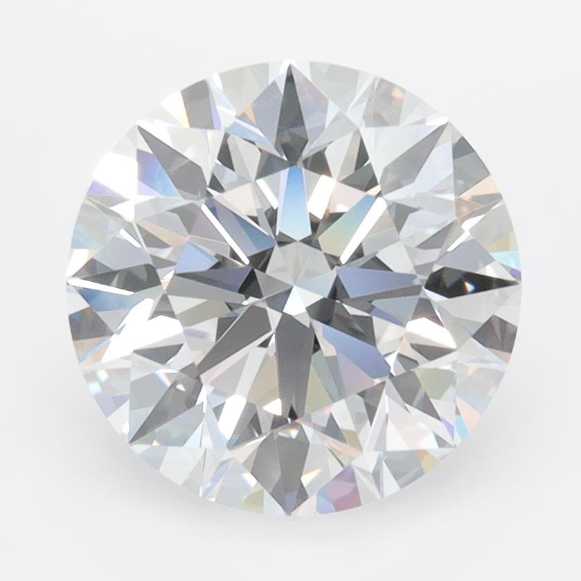 2.86ct D VVS1 Rare Carat Ideal Cut Round Lab Grown Diamond