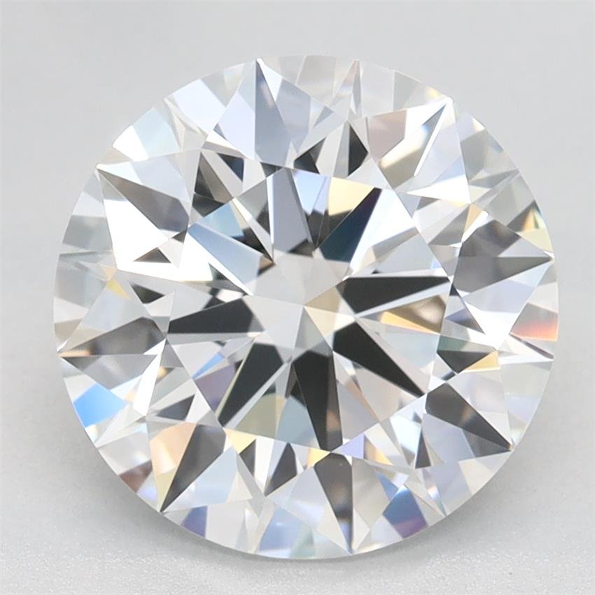 2.72ct E VVS1 Rare Carat Ideal Cut Round Lab Grown Diamond