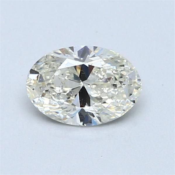 0.70ct J SI1 Rare Carat Ideal Cut Oval Diamond