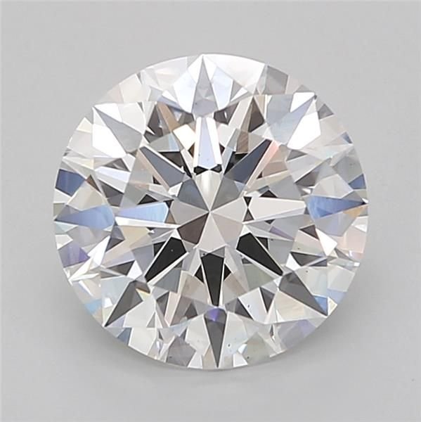 3.02ct E VS2 Excellent Cut Round Lab Grown Diamond