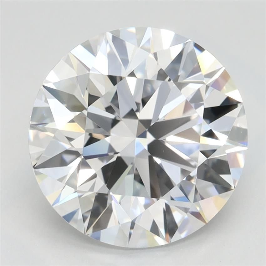 3.10ct D IF Rare Carat Ideal Cut Round Lab Grown Diamond