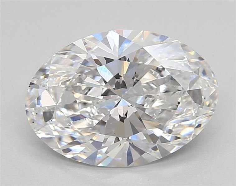 2.48ct D VS2 Rare Carat Ideal Cut Oval Lab Grown Diamond