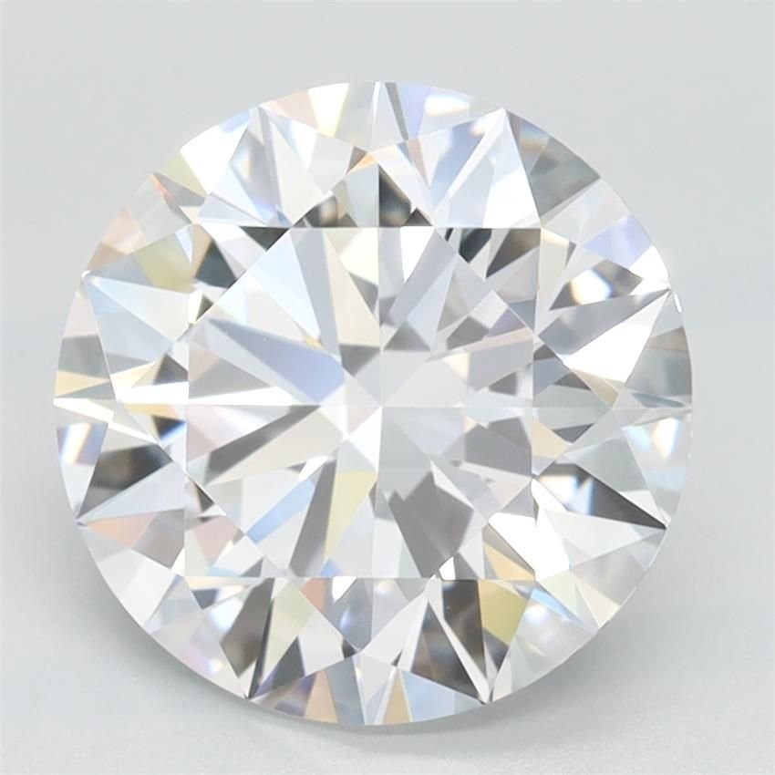 2.76ct D VVS1 Rare Carat Ideal Cut Round Lab Grown Diamond