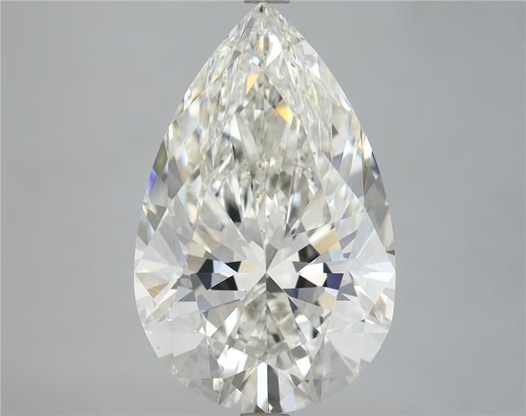 6.84ct H VS2 Rare Carat Ideal Cut Pear Lab Grown Diamond