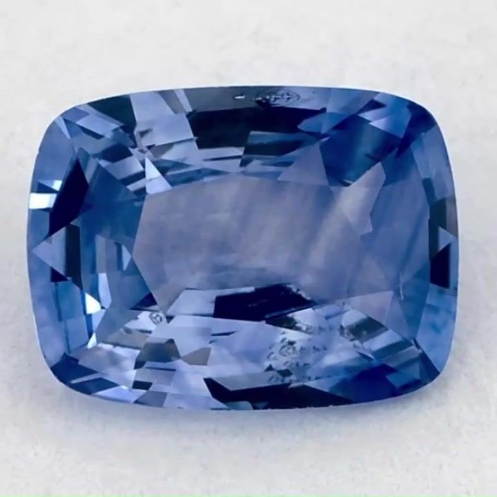 1.40 Carat Blue Cushion Sapphire