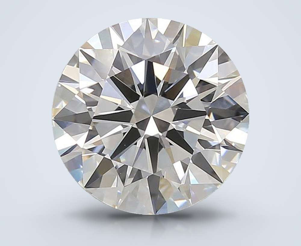 4.09 Carat Round Lab Diamond