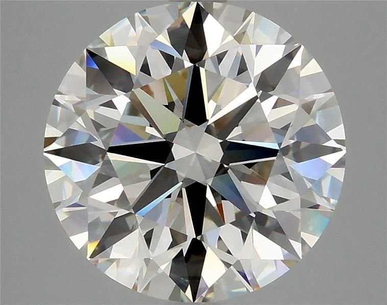 5.16ct H VVS2 Rare Carat Ideal Cut Round Lab Grown Diamond