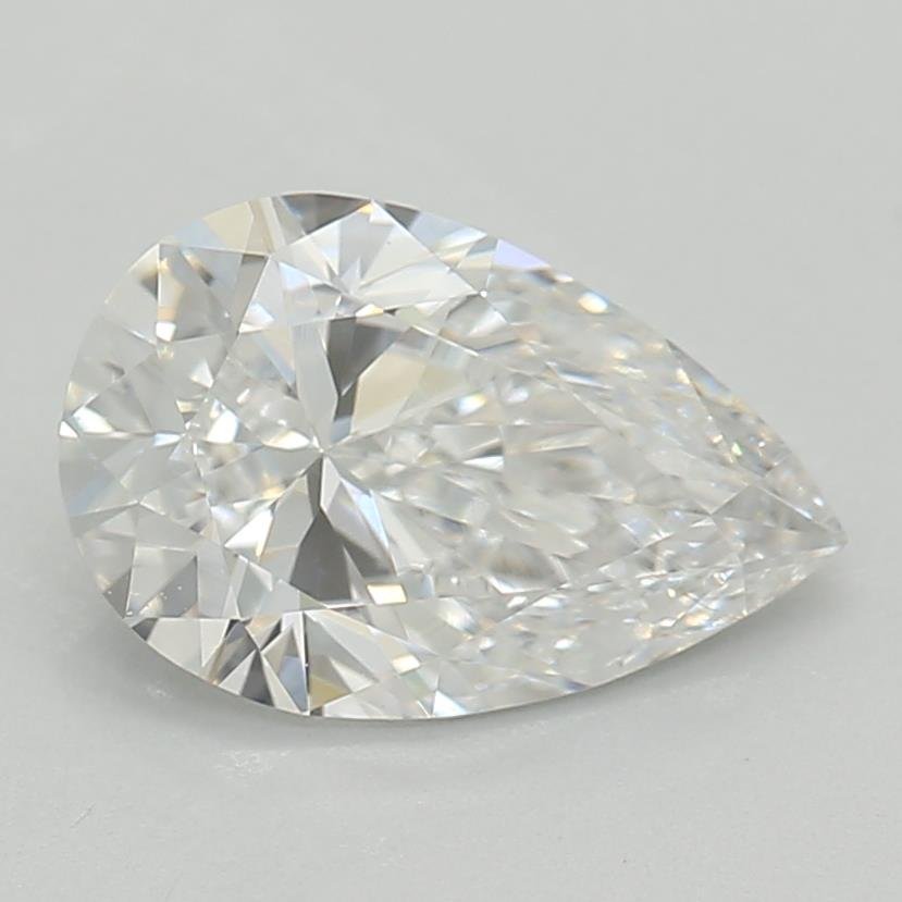0.74ct D VS1 Rare Carat Ideal Cut Pear Lab Grown Diamond