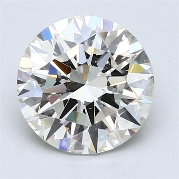 2.01ct K SI1 Rare Carat Ideal Cut Round Diamond
