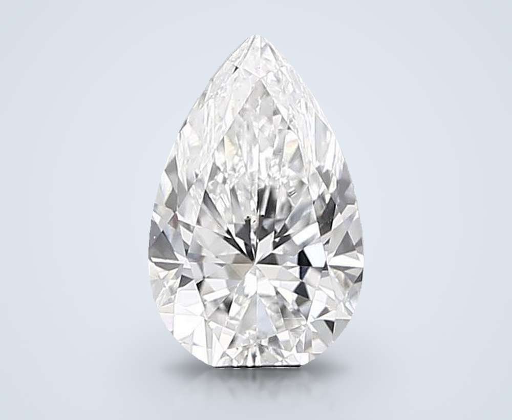 0.81 Carat Pear Lab Diamond