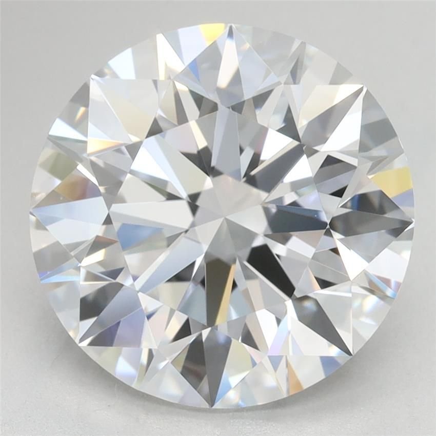 5.01ct D VVS1 Rare Carat Ideal Cut Round Lab Grown Diamond