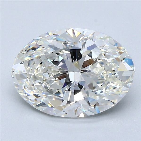 2.51ct I SI1 Rare Carat Ideal Cut Oval Diamond