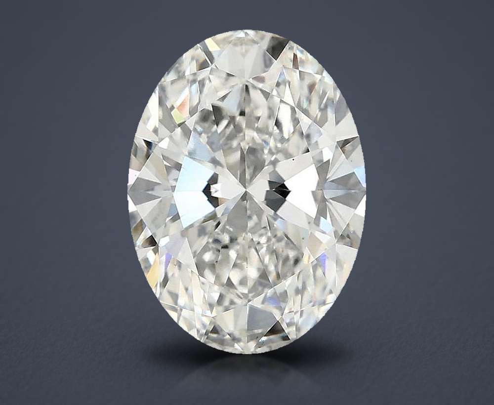 3.86 Carat Oval Lab Diamond