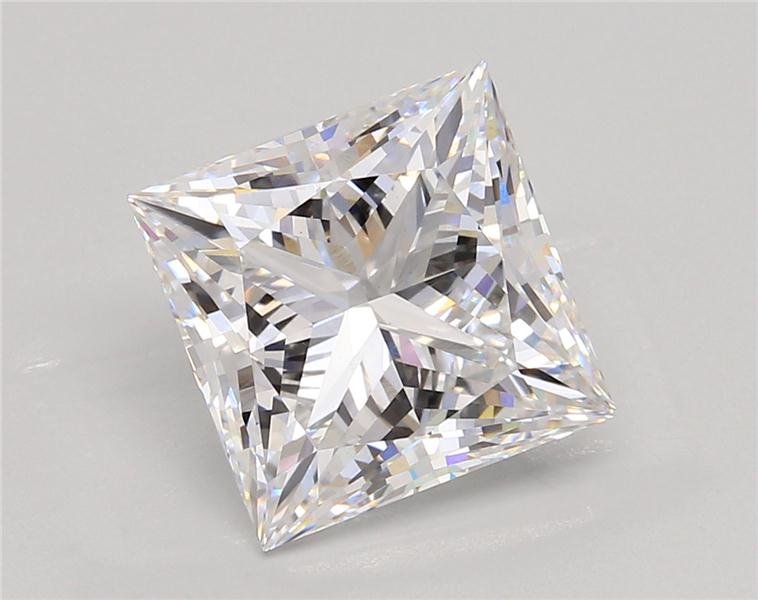 5.05ct D VS1 Rare Carat Ideal Cut Princess Lab Grown Diamond