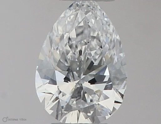 0.21ct D SI2 Rare Carat Ideal Cut Pear Diamond