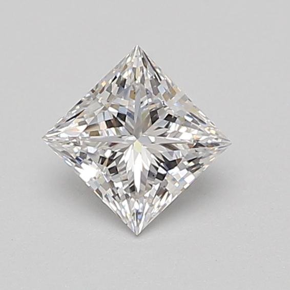 0.71ct D VS2 Rare Carat Ideal Cut Princess Lab Grown Diamond