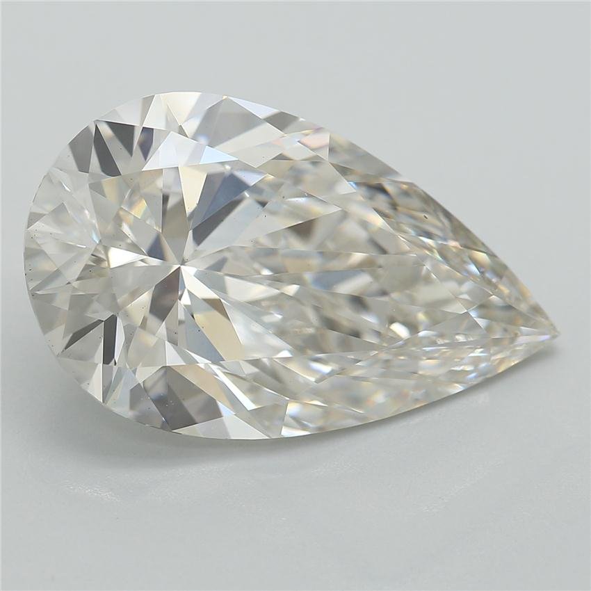 5.18ct G VS2 Rare Carat Ideal Cut Pear Lab Grown Diamond