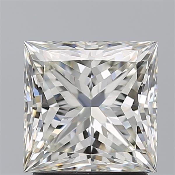 2.01ct J VS1 Rare Carat Ideal Cut Princess Diamond