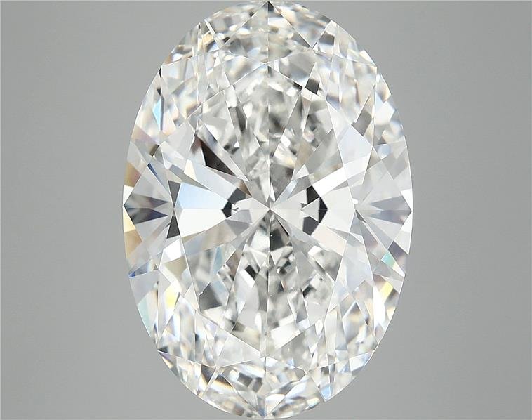 10.07ct F VS2 Rare Carat Ideal Cut Oval Lab Grown Diamond