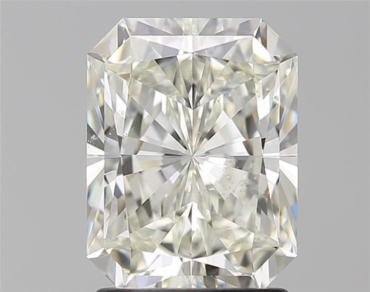 2.01ct K SI1 Rare Carat Ideal Cut Radiant Diamond