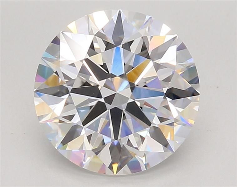 3.07ct D VVS2 Rare Carat Ideal Cut Round Lab Grown Diamond