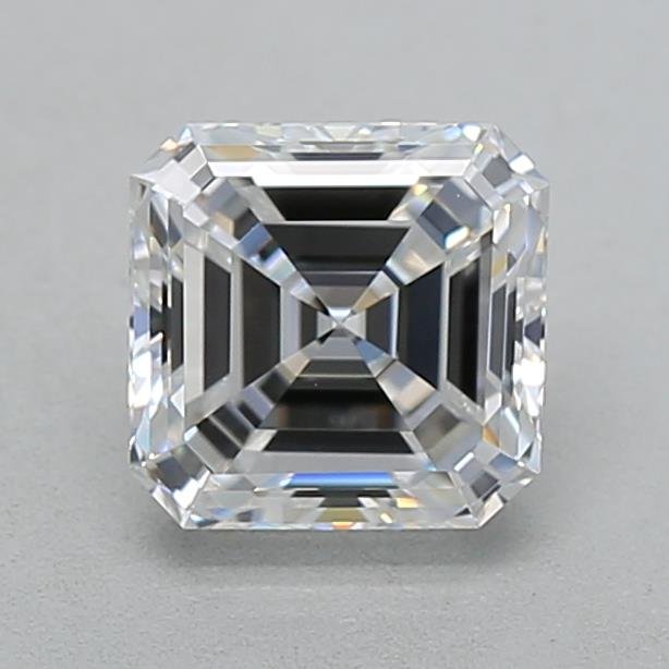 0.88ct E VVS2 Very Good Cut Asscher Lab Grown Diamond