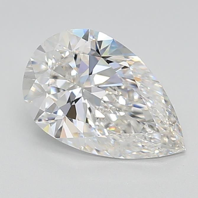 2.17ct F VS1 Rare Carat Ideal Cut Pear Lab Grown Diamond