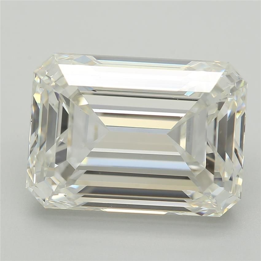 5.53ct F VS1 Very Good Cut Emerald Lab Grown Diamond