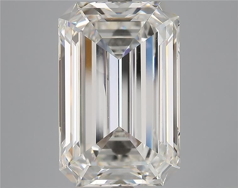 8.41ct H VS1 Rare Carat Ideal Cut Emerald Diamond