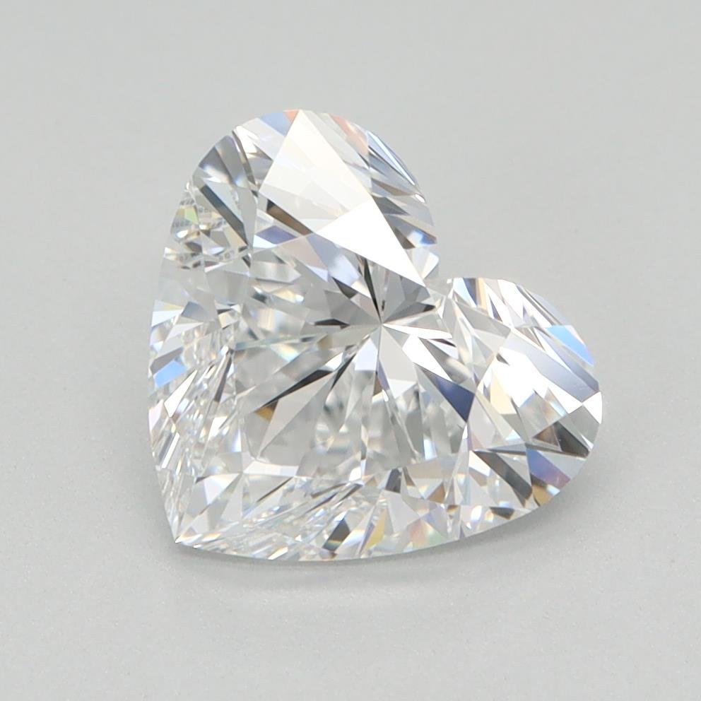 1.38ct D VVS2 Rare Carat Ideal Cut Heart Lab Grown Diamond