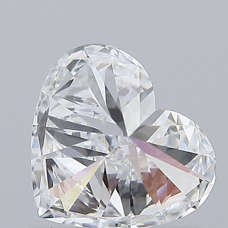 0.87ct D VVS2 Rare Carat Ideal Cut Heart Lab Grown Diamond