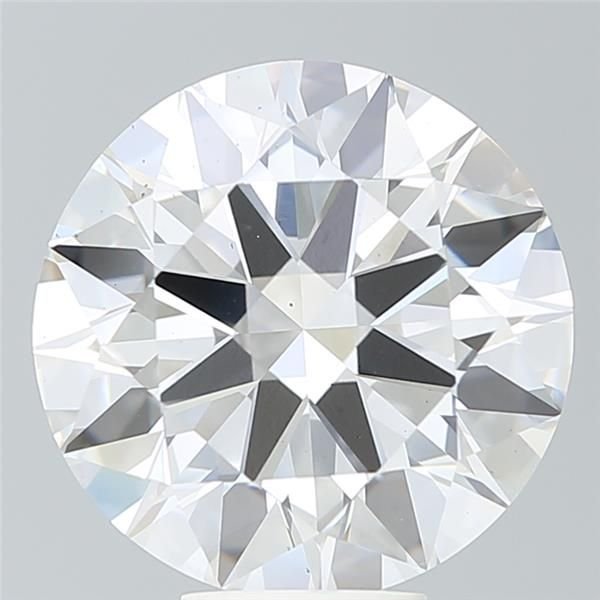 7.44ct F VS2 Rare Carat Ideal Cut Round Lab Grown Diamond