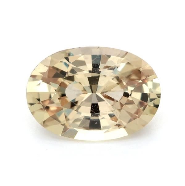2.25 Carat Orange Oval Sapphire