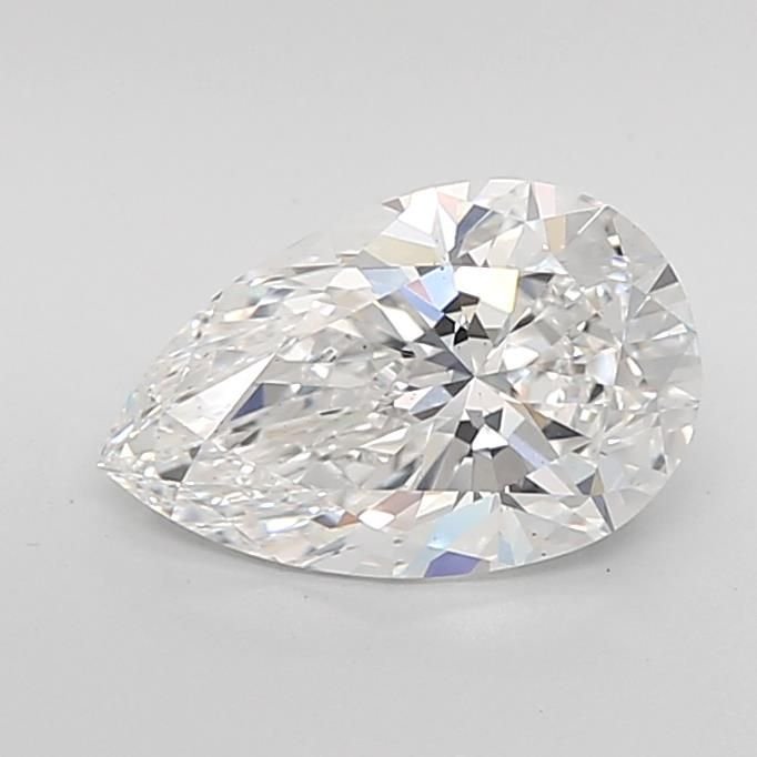 2.01ct E VS2 Rare Carat Ideal Cut Pear Lab Grown Diamond