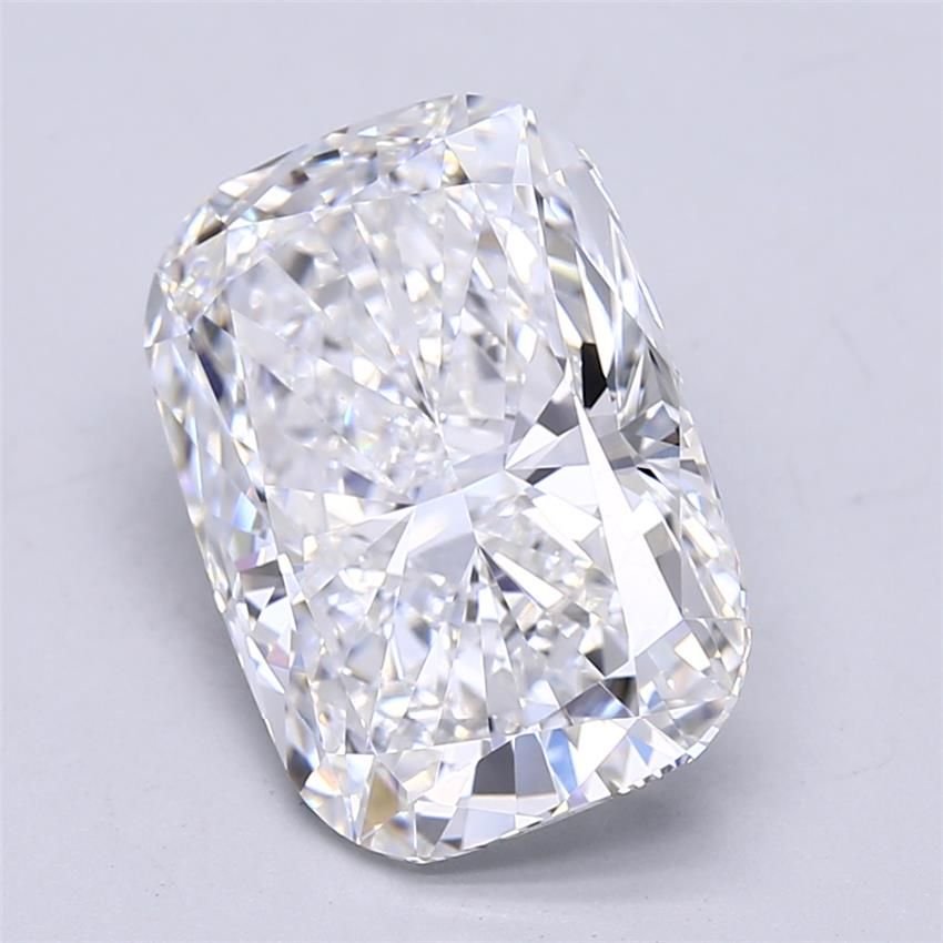 7.34ct F VVS2 Rare Carat Ideal Cut Cushion Lab Grown Diamond