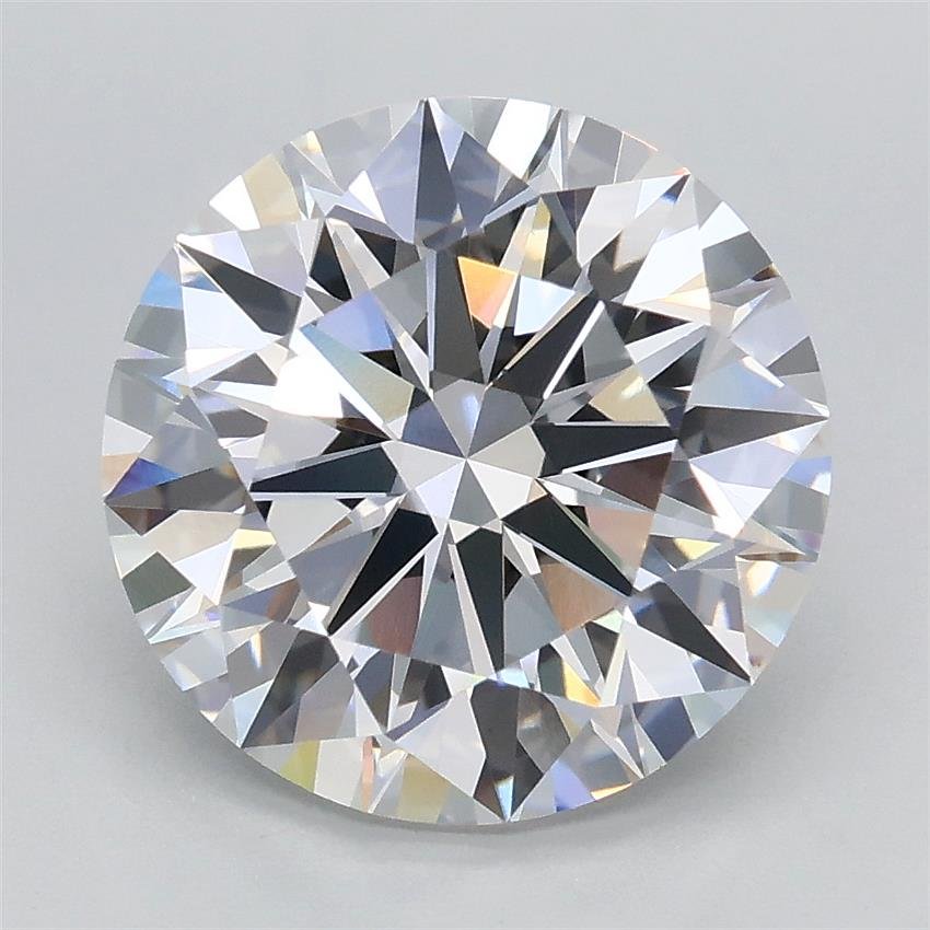 3.41ct E VS1 Rare Carat Ideal Cut Round Lab Grown Diamond