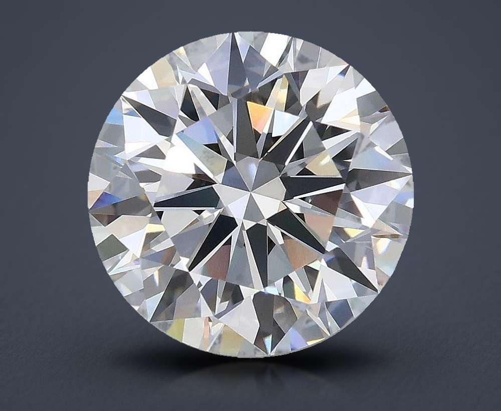 3.41 Carat Round Lab Diamond