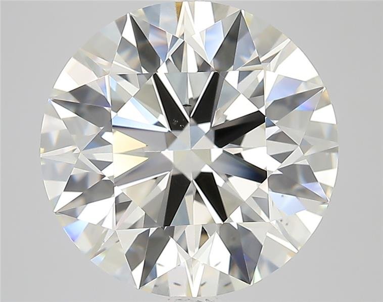 5.73ct K VS2 Rare Carat Ideal Cut Round Diamond