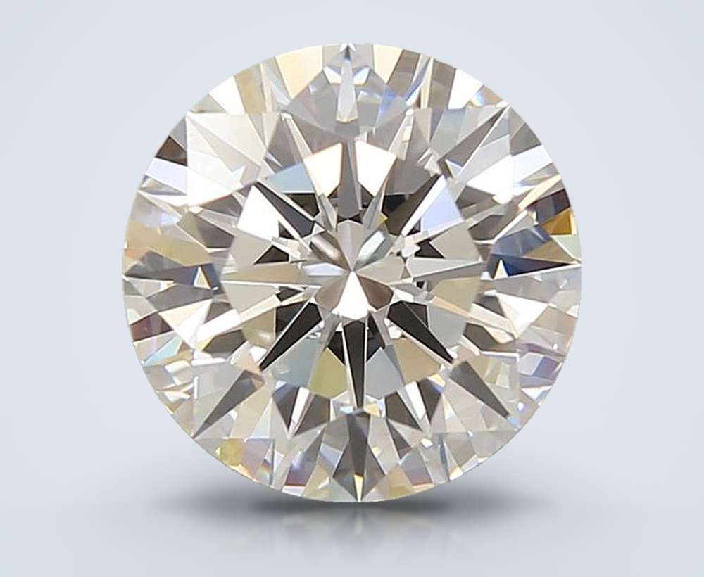 4.08 Carat Round Lab Diamond