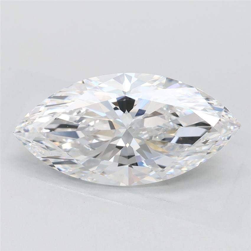 2.02ct D VVS1 Very Good Cut Marquise Lab Grown Diamond