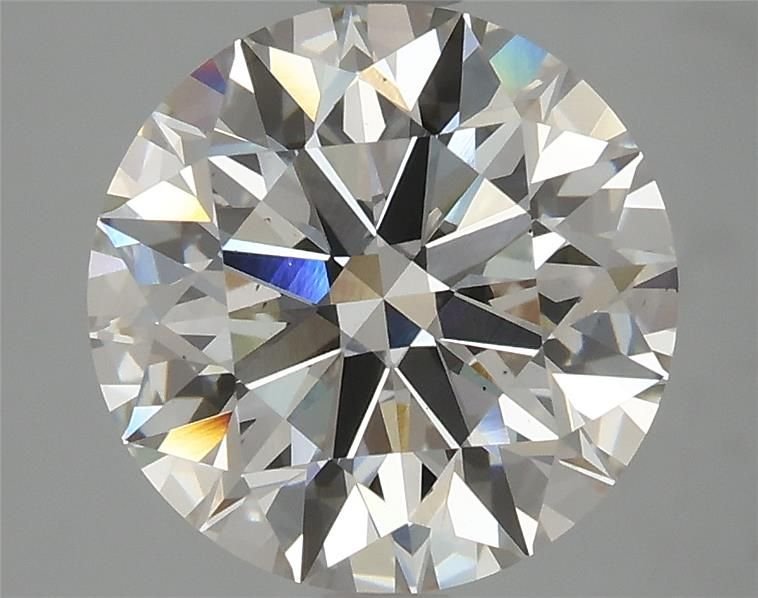 4.10ct H VS2 Excellent Cut Round Lab Grown Diamond