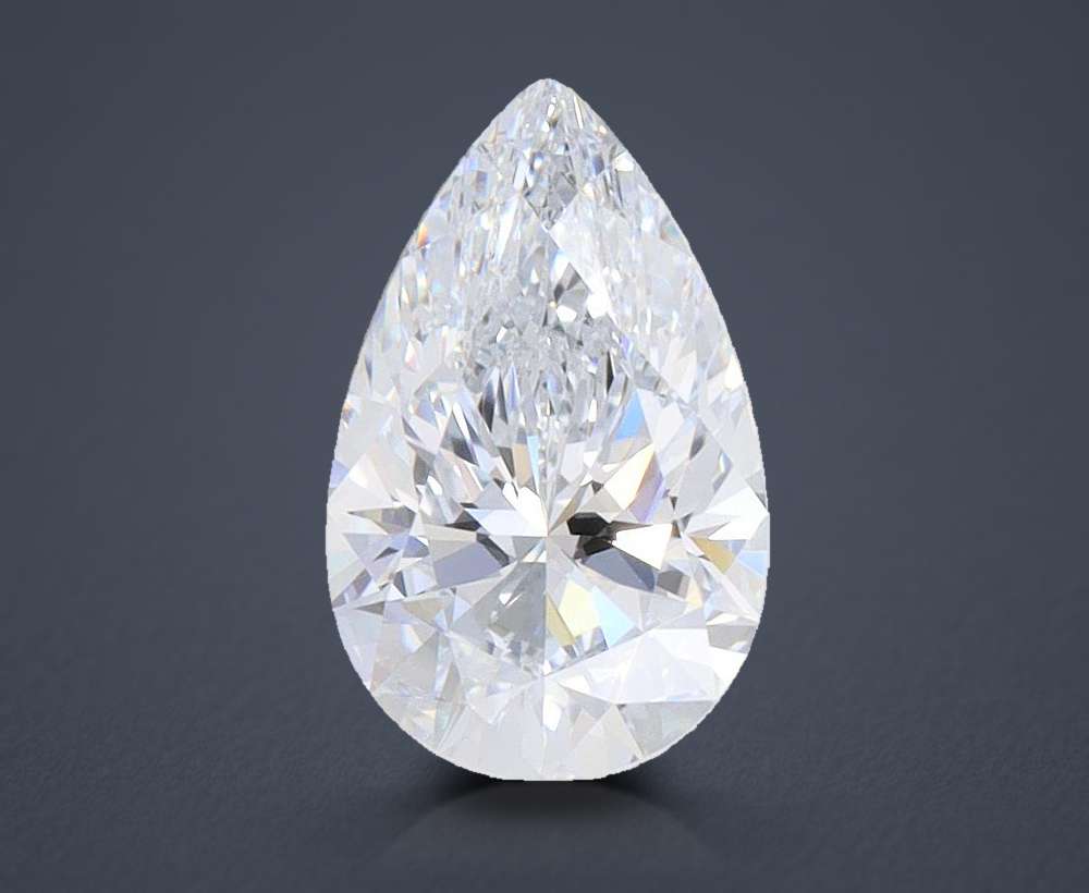 1.53 Carat Pear Lab Diamond